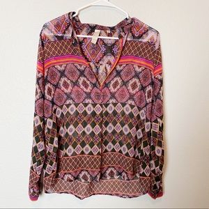 Anthropologie Konrad Joseph Sheer Pink Top S